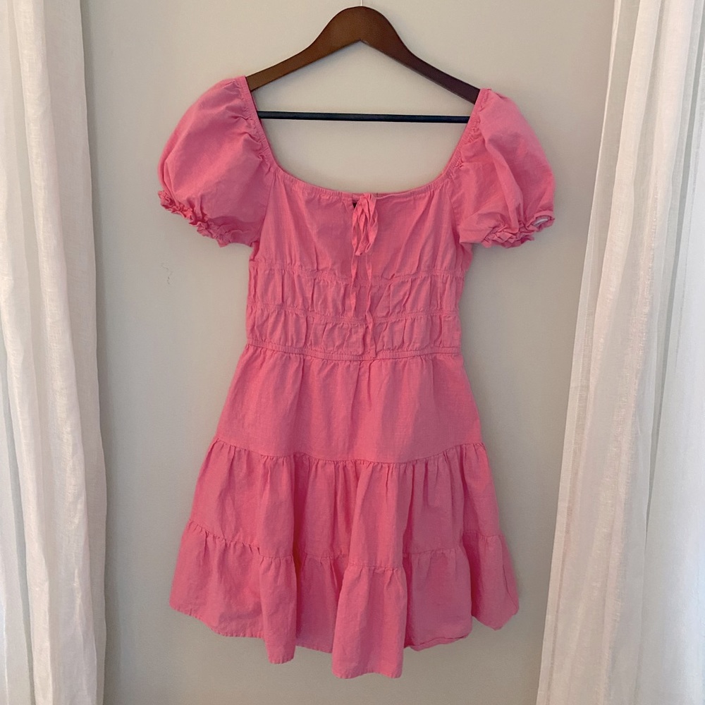 Pink Babydoll Dress Size 6 Medium